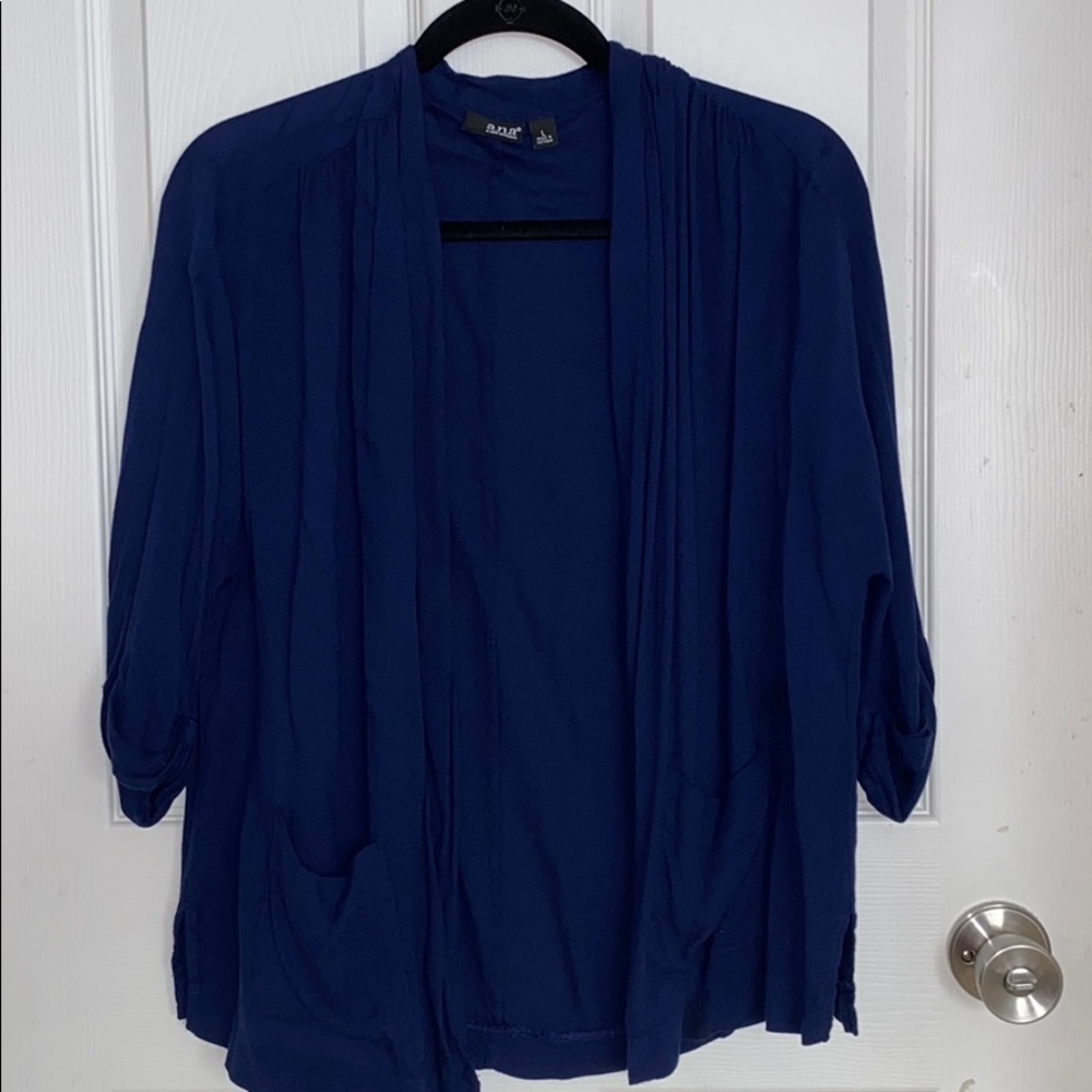 Blue Cardigan